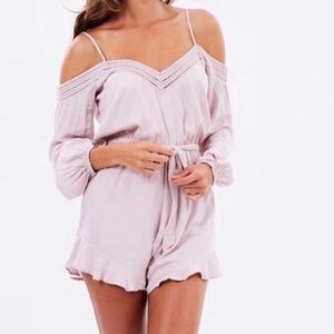 NWT - Bardot Off-Shoulder Romper